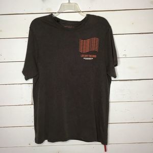 New Buffalo David Bitton Tawny Logo Graphic Tee